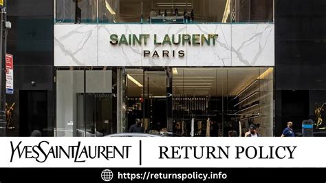 ysl return policy in store